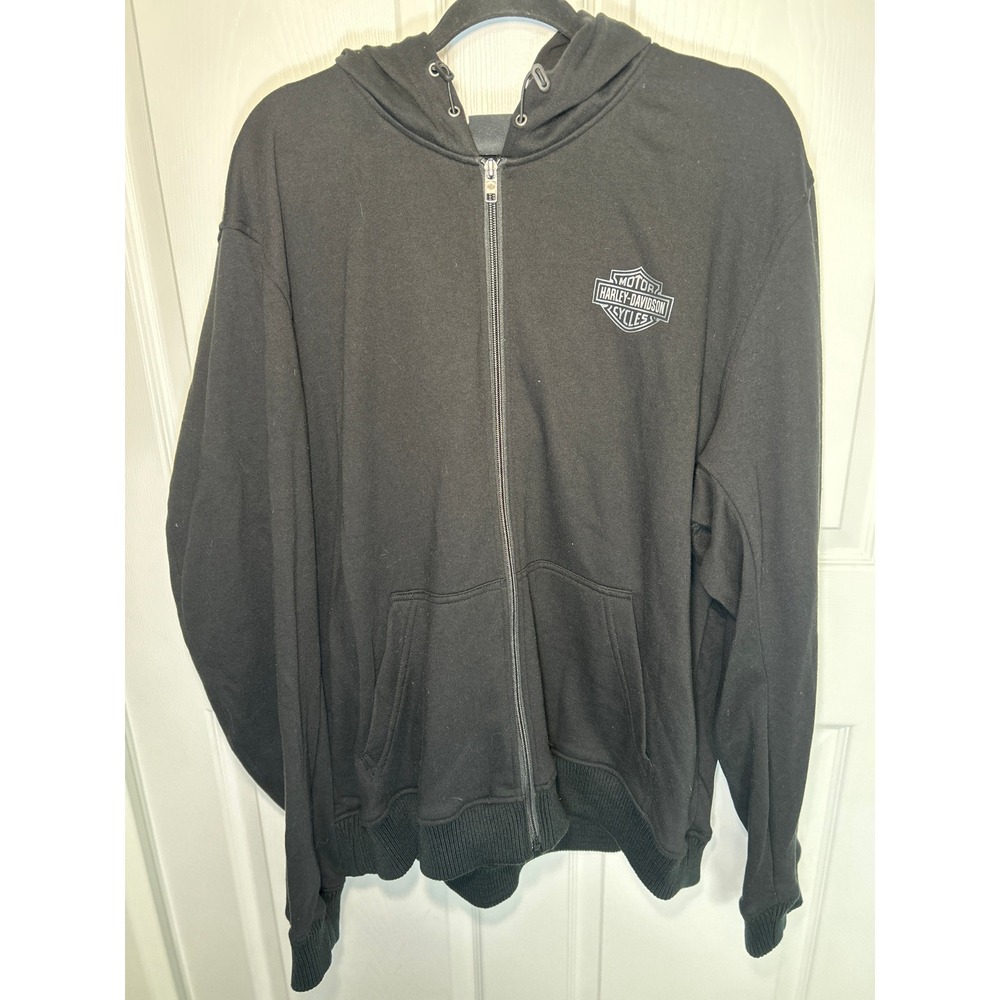 Harley-Davidson Mens Swingarm 3-in-1 Hoodie Liner Black 2XL 98045-19VM NWT